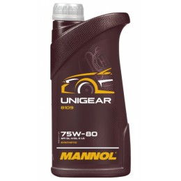 1L - 75W80 UNIGEAR GL4  GL5 LS  MANNOL 8109 ransmisijas eļļa 75W-80